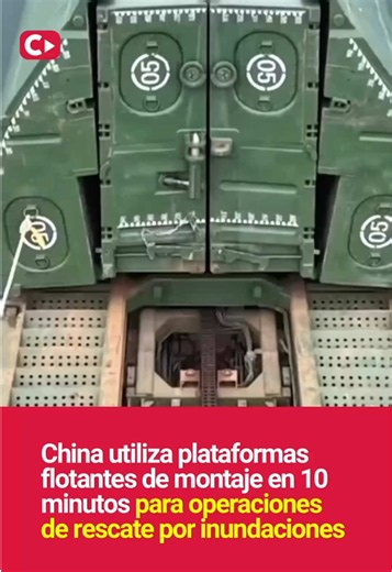 Las autoridades chinas han presentado un innovador sistema de plataformas flotantes modulares que pueden ser ensambladas en tan solo 10 minutos para apoyar operaciones de rescate en zonas inundadas, ríos o áreas costeras afectadas por desastres naturales. Estas estructuras, fabricadas con materiales ligeros y de alta resistencia, permiten la creación rápida de bases temporales para evacuación, atención médica de emergencia y distribución de ayuda. Según fuentes oficiales, el sistema ya ha sido p