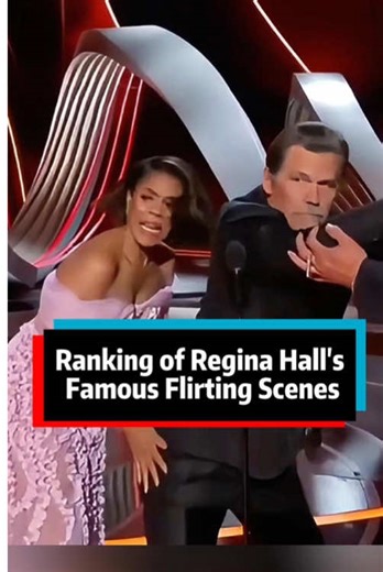 Ranking of Regina Hall's famous flirting scenes; even Kevin Hart has to admit defeat when he meets her! #ranking #reginahall #kevinhart #celebrity #fyp