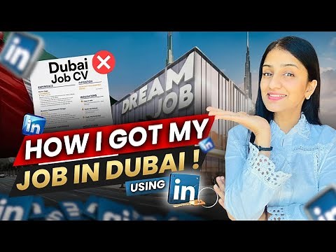 How I got My Job In Dubai Using LinkedIn | Step-by-step Guide to Use LinkedIn to Apply Dubai Jobs