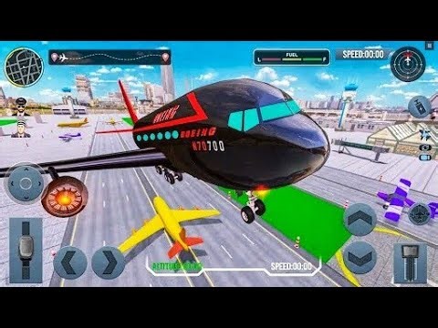 Real Flight Airplane City Pilot Simulator - Plane Boeing Emergency Landings - Android Gameplay