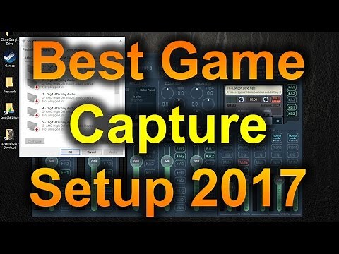 Best Game Capture / Streaming Setup 2017 - OBS, Voicemeeter, & Teamspeak