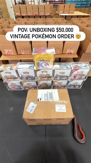 🤯 ASMR: Opening a $50,000 Vintage Pokémon Delivery🏆 Head to MysteryPokeSlabs.com and get your Pokémon Box NOW! Rated ⭐️⭐️⭐️⭐️⭐️ 4.9 and Trusted by 27,000 Collectors!