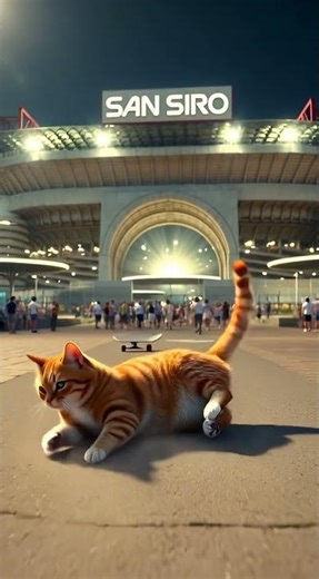 Winter Olympics Cat Skatey NO.26 #shorts