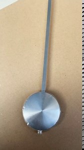 YABOO 1X Clock Pendulum Movement Mechanism High Gloss Gold DIY Replacement Repair Part Traditional Wall Clock Accessories (300 mm Length)