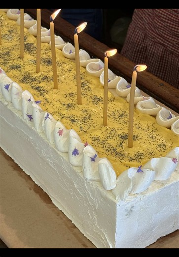 Lemon Poppy Seed Birthday Cake Recipe for Sharing