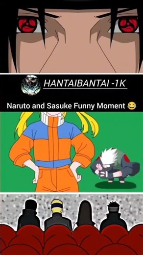 Naruto and Sasuke Funny Moments 😂