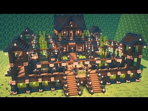 Minecraft: How To Build a Large Survival Base (Spruce Mansion) Tutorials [#17] | 마인크래프트 건축, 야생 기지