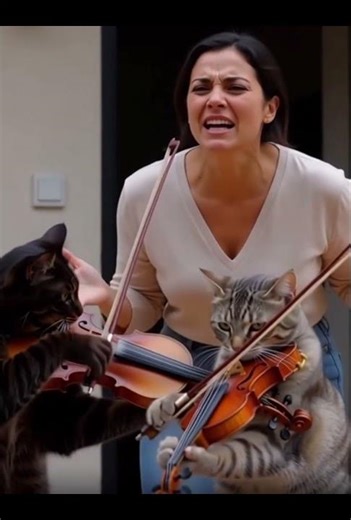 The Violin Duo That Stopped Time: Two Street Cats Playing Vivaldi