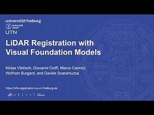 LiDAR Registration with Visual Foundation Models