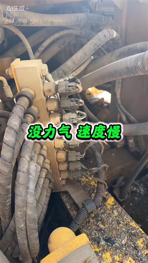 The excavator is slow and lacks power.#komatsu #excavator #pc200 #pc360