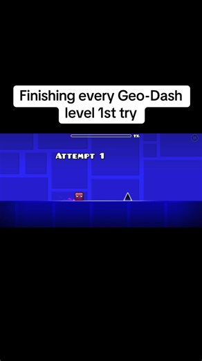 Finishing every Geo-dash lvl 1st try #geodash #geometrydash #stereomaddness #1sttry #fyp