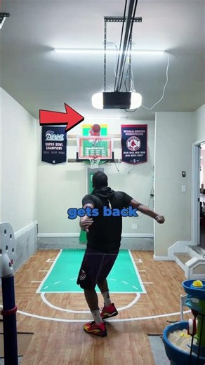 He Built a Mini Basketball Court Inside His House 😱🏀 #basketball