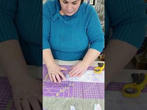 #1 V Block Ruler By Deb Tucker Demo, CUTTING INSTRUCTIONS. Heritage Quilts and Fabric Shoppe.