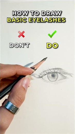 Basic Eyelash Drawing Tutorial — Do’s ✅ and Don’ts ❌