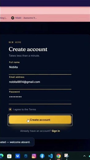 login and sign up page with animation #ai #programming #animation #loginpage