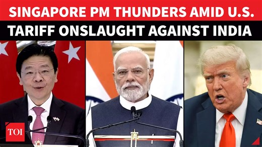 Singapore PM Wong Defies Trump In Roaring Speech; Vows To Stand By India, Advance Ties Amid Tariffs