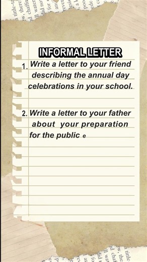 Class 10 | English Informal Letter Writing Important for 5 Marks #sslc #class10english