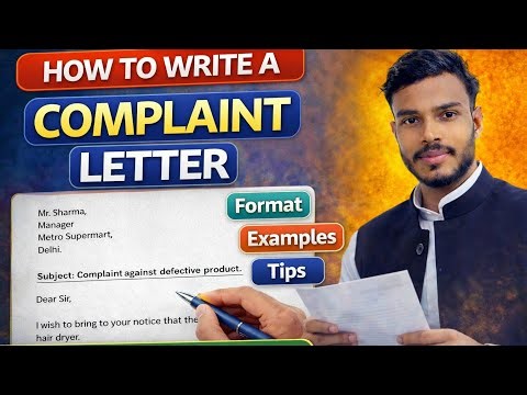 | How to write✍️ a Complaint Letter📈 | Format | Examples | Tips & Tricks✅️ | #viral #complaint