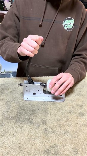 How to install skateboard bearings using a bearing press