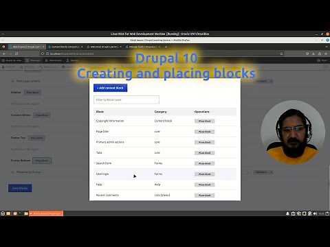 Drupal 10 - Creating and placing blocks