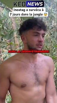 INOXTAG SURVIVED 7 DAYS IN THE JUNGLE WITH THE FOREIGN LEGION 😨 #shorts #inoxtag #tiktok #challenge