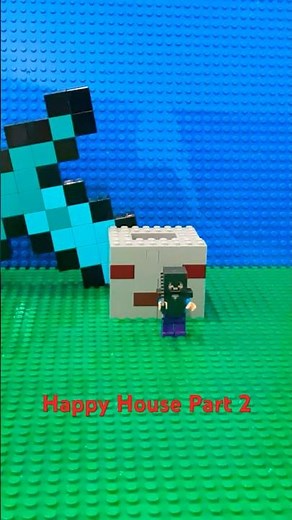 LEGO Minecraft Magma Cube Attack! Steve’s Netherite Defense! #lego #legominecraft #legoanimation