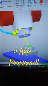 Delcam Powermill 5 axis Programming #delcam #powermill #cnc