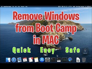 Remove Windows from Boot Camp MAC