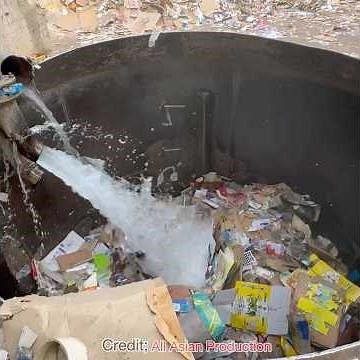 Waste paper recycling process #trinding #foryou #video