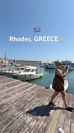 Stunning Rhodes Town, GREECE 🩵🇬🇷