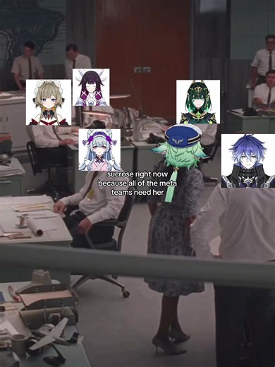 sucrose right now because all of the meta teams need her