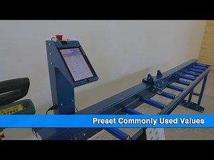 ProfiStop Lazer - Preset Commonly Used Values