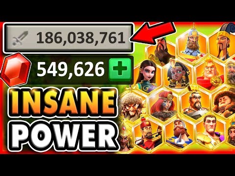 52 EXPERTISED Legendaries & 16 BILLION Killpoints! NOTFOUND Whale Account in Rise of Kingdoms