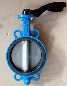 [Hot Item] 6 Inch DN150 Cast Iron Wafer Pattern Butterfly Valve with SS316 Disc EPDM Seat