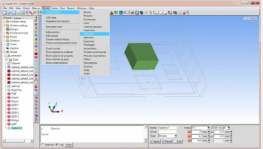 【技术邻】Ansys Icepak基本操作认识操作界面-实例