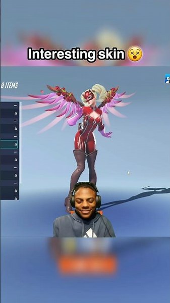 The New Mercy Skin Is 😵🔥 #overwatch #overwatch2 #overwatch2clips #gaming #mercyoverwatch
