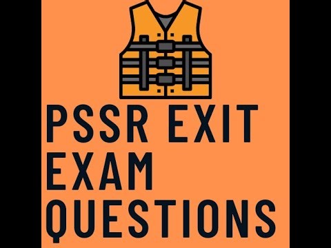 PSSR Exit Exam Updated Questions Explained / by ship07.com