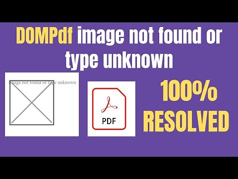 DOMPDF Image not Showing 100% Resolved | DOMPDF Image not Found or Type Unknown 100% Resolved