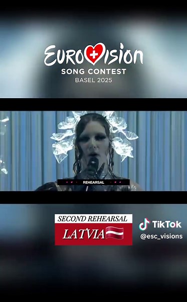 Latvia's Second Rehearsal for Eurovision 2025