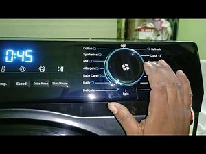 Haier front load washing machine DEMO full installation demo setup review