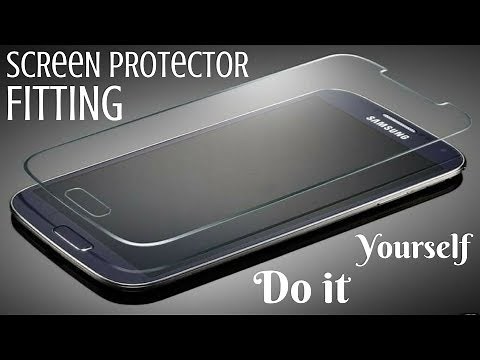 DIY How To Fit A Tempered Glass Screen Protector Smart Phone Installatng Perfect Fitting No Bubbles