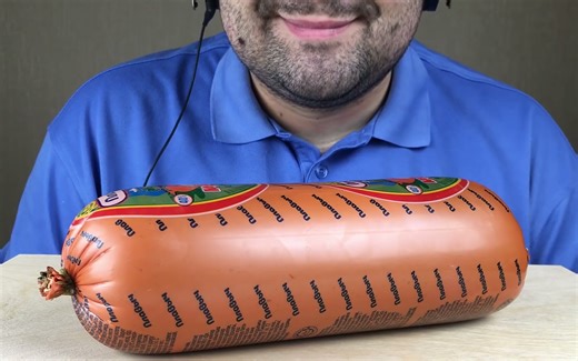 【Russian asmr eating】俄罗斯芝士肠