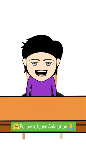 Arun Kumar on Instagram: "Character Eyes Blinking Animation Tutorial #animation #2danimation #2d #mobileanimation"