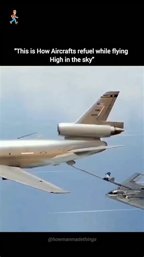 How Man Made Things on Instagram: "Mid-air refueling is among the most precise maneuvers in aviation Two aircraft fly at the same speed and altitude while a tanker deploys a refueling boom or hose, creating a stable connection despite moving hundreds of kilometers per hour. Sensors, advanced control systems, and intense pilot coordination work together to keep everything aligned Even tiny errors can break contact, so every movement is calculated and constantly corrected in real time. This techno