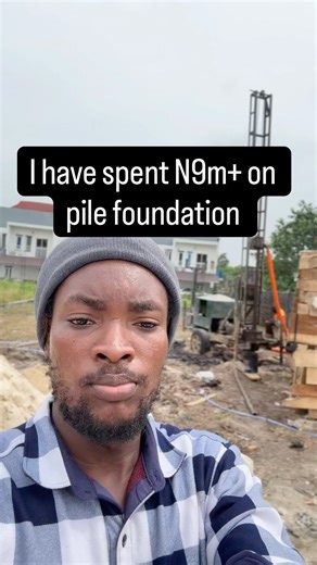Raymond fubara Tamunoibim on Instagram: "Here’s a breakdown of how much I have spent so far on pilling. #reels #explore #buildings #construction #facebook"