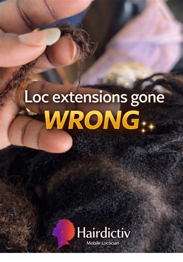 You’re not ready for this transformation 👀 This loc extension needed more than a quick fix. Improper attachment and imbalance can cause thinning, stress, and long-term damage if left uncorrected. Here, the focus was rebuilding the foundation, redistributing weight, and filling in extensions properly to restore fullness without compromising the client’s natural hair. Extensions should support your locs, not weaken them. If you’re dealing with loc extension issues or unsure whether your extension