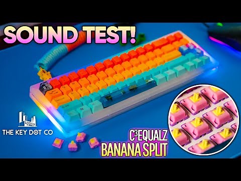 C3 Equalz x TKC Banana Split Switches Sound Test! (Monstargear Ninja71)