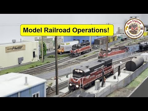 Realistic Model Railroad Operations on the New England Industrial Division