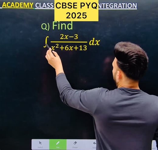 CBSE PYQ 2025 ( 5 Marks ) Q) Integration ∫ (2𝑥−3)/(𝑥^2 6𝑥 13) 𝑑𝑥𝑥 #class12 #cbse #maths #integration #class12 #cbse #integrationclass12 #CBSE2025 #cbse2024 #CBSE2025 ,#cbse #maths #cbse2026 #maths #cbse2024 #CBSE2025 #maths #cbse2024 #CBSE2025 #integration ,#cbse #maths #cbse2026 #maths #cbse2024 #CBSE2025 #cbse #integration #cbse #maths #integration #cbse #maths #cbse2026 #cbse2024 #CBSE2025 #cbse #integration #cbse2024 #CBSE2025 #cbse #integration #cbse2024 #CBSE2025 #cbsepyq2024 #integr