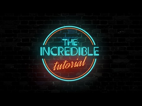 Neon Text Animation in After Effects - After Effects Tutorial - Simple Way